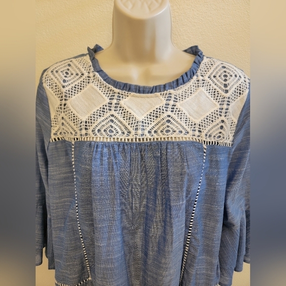 Loft Ladies Blouse with Crochet Details - Picture 5 of 7